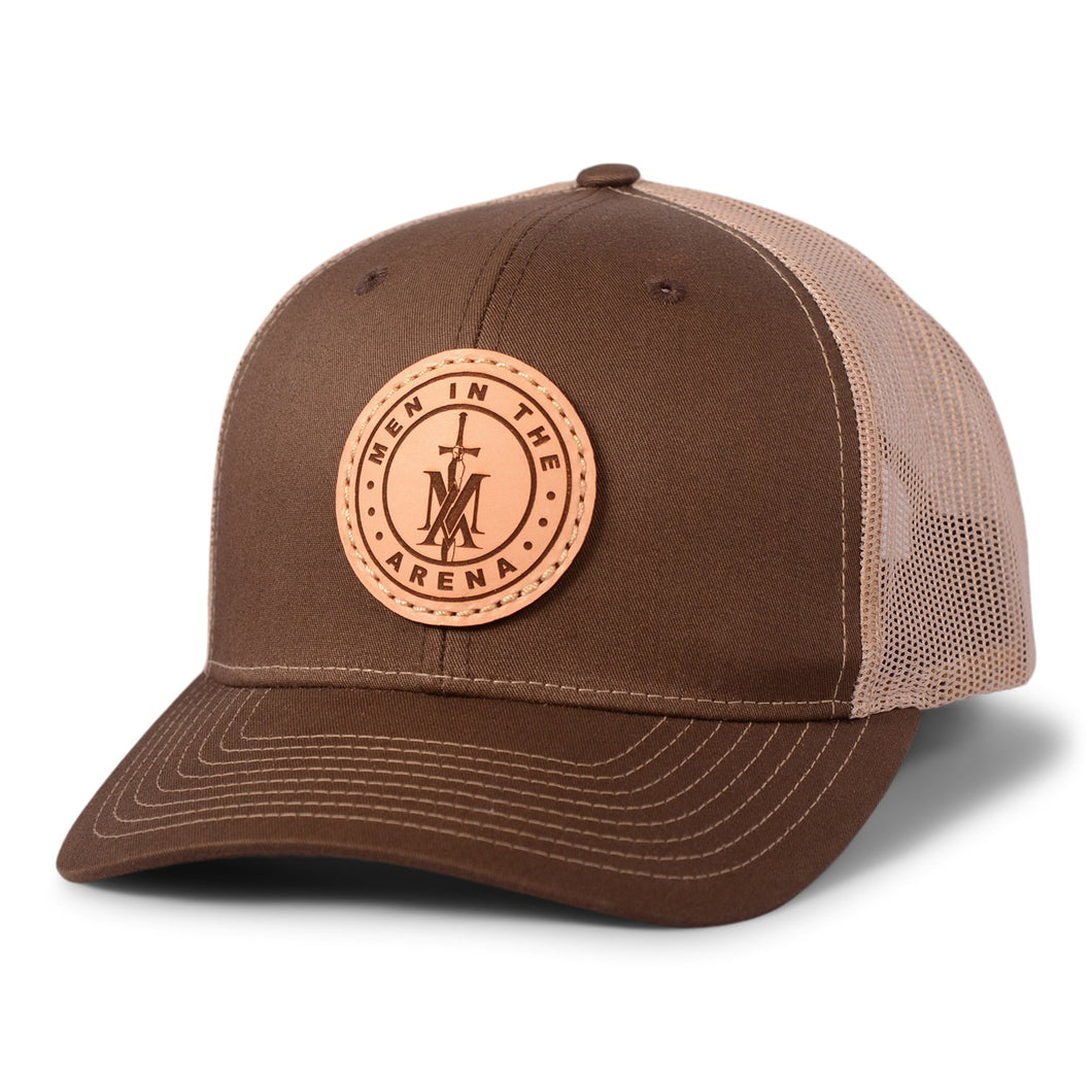 Trucker Hat (Brown w/ Patch)