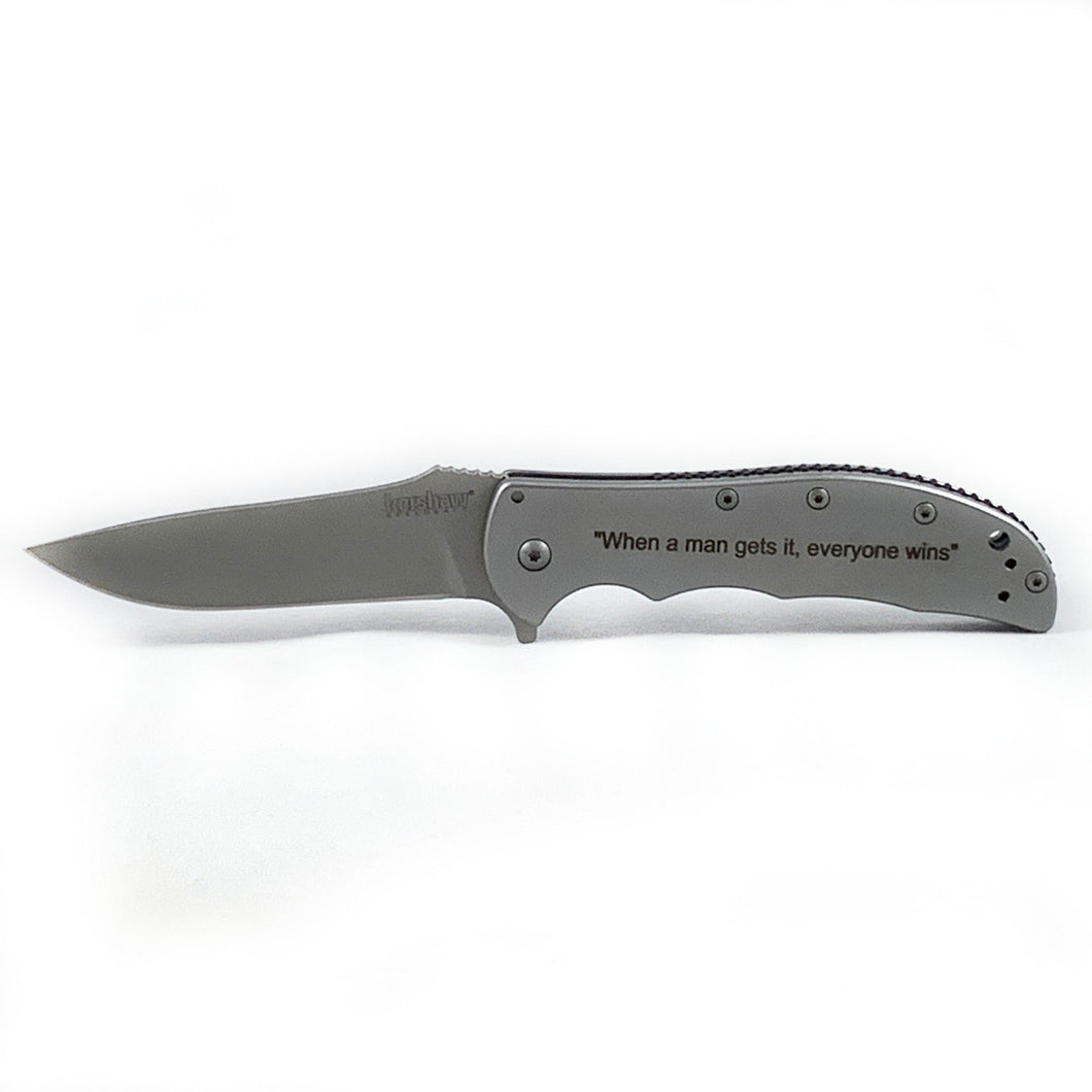 Kershaw Knife: Engraved