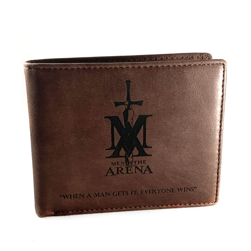 Gear: Men in the Arena Leather Wallet