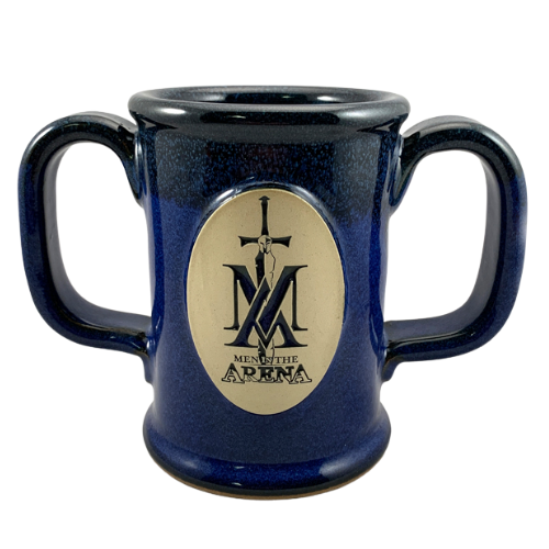 Mugs Double Handled Coffee Mug Men in the Arena